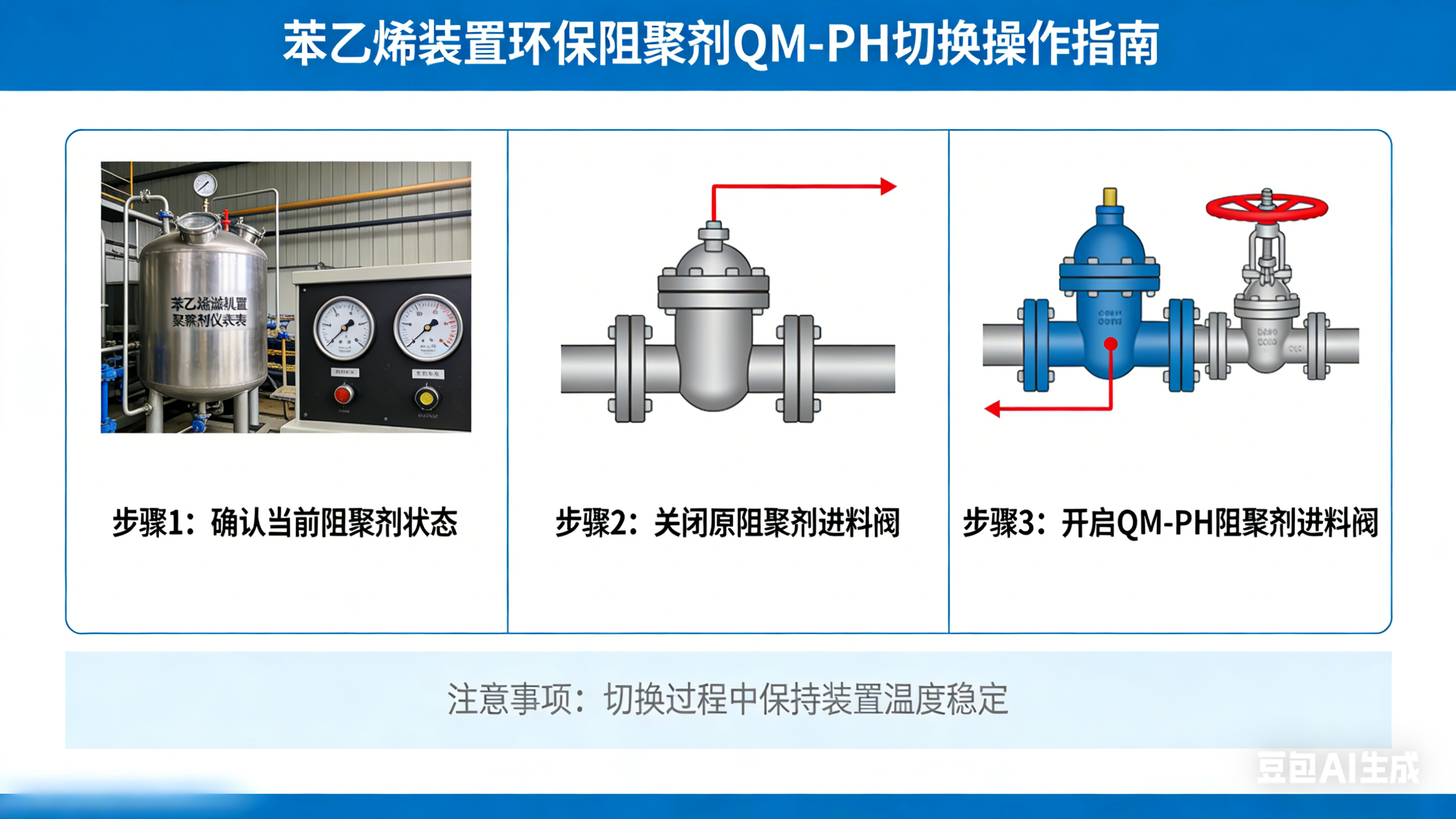 環(huán)保阻聚劑QM-PH切換操作指南